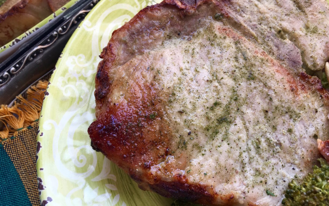 Ranch-Rubbed Roasted Pork Chops