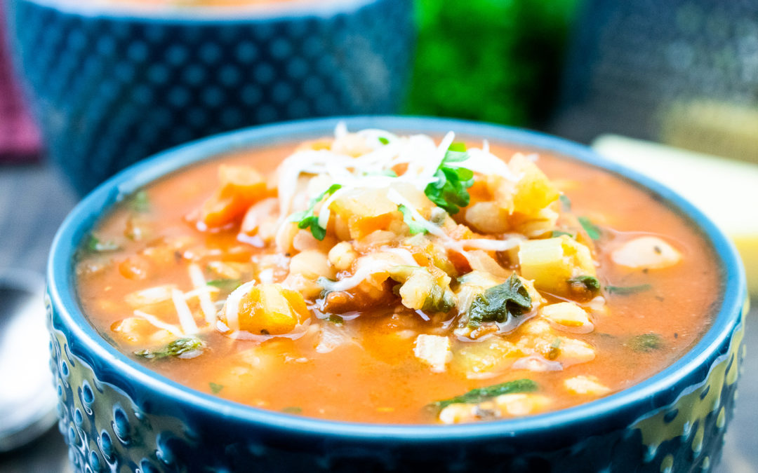 Gluten – Free Minestrone Soup with White Beans