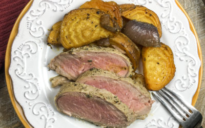 Roasted Pork Tenderloin with Golden Beets