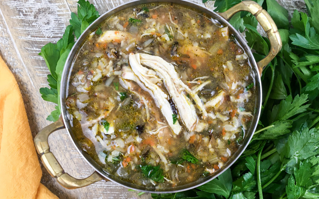 Instant Pot® Chicken & Wild Rice Soup