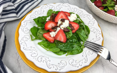 Wilted Spinach Salad with Hot Bacon Dressing